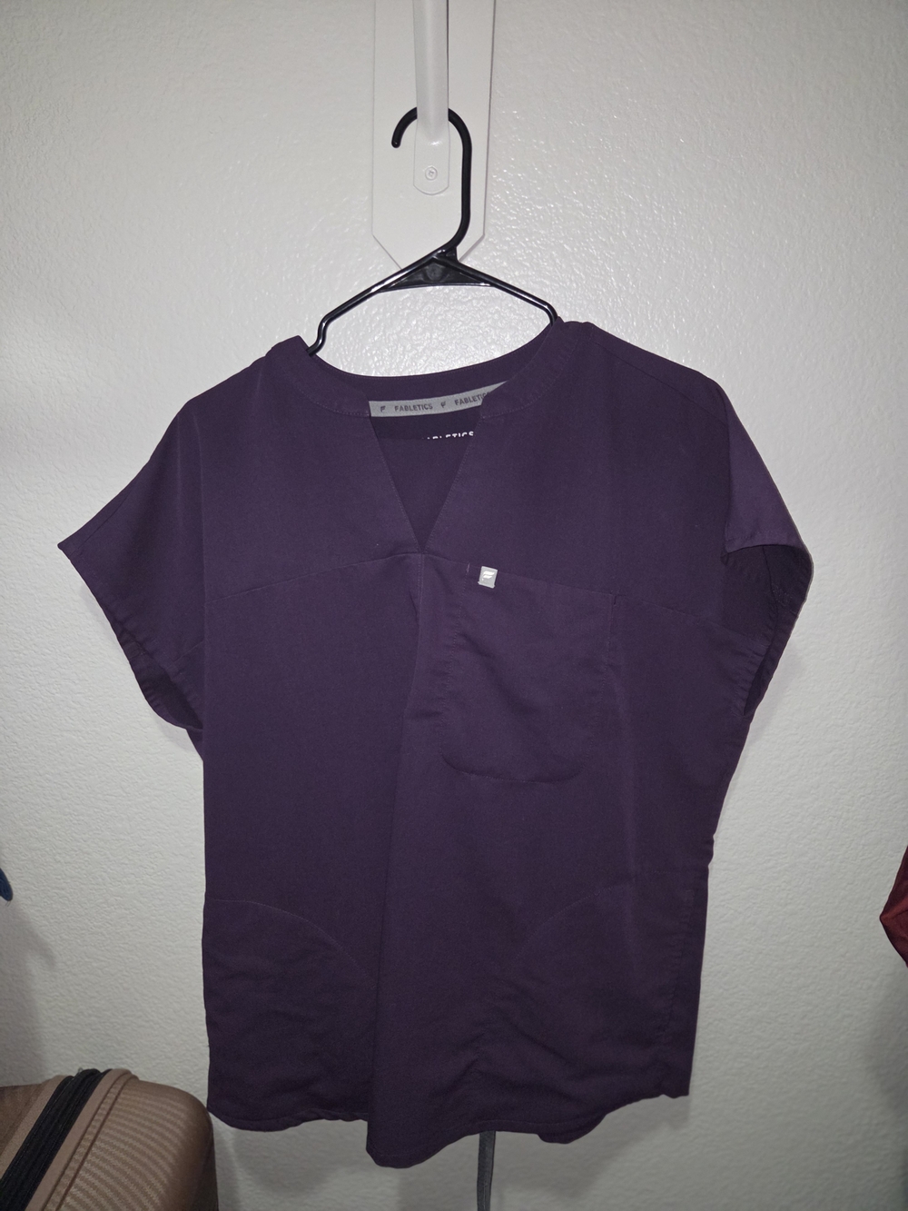 Fabletics Women's Scrub Set  in Deep Purple